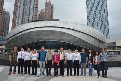 石家莊市新華區(qū)考察團參觀越王廣場